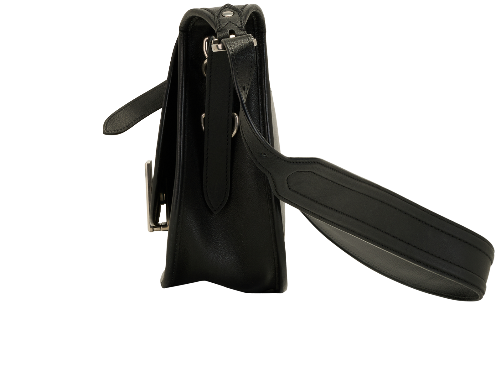 Sadie Satchel, &pound;450, Handbags, Black, Leather, Bottom view